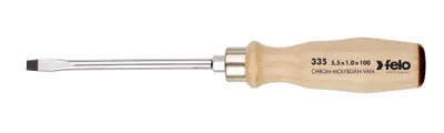 Produktbild von Felo Schraubendreher mit Holzgriff 9,0 x 1,2