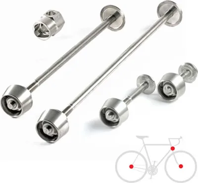 Produktbild von Pitlock Set 03/LH, Vorderrad/Hinterrad/Scheinwerfer/Halter PITLOCK si