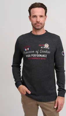 Produktbild von FQ1924 FQErlo Herren Strickpullover Grobstrick Pullover