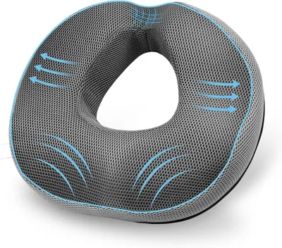 Produktbild von Steißbeinkissen, Memory-Foam, orthopädisches Donut-Kissen, für Büro