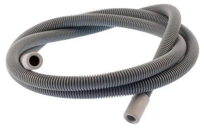 Wasserablaufschlauch für Wäschetrockner, 160 cm, grau