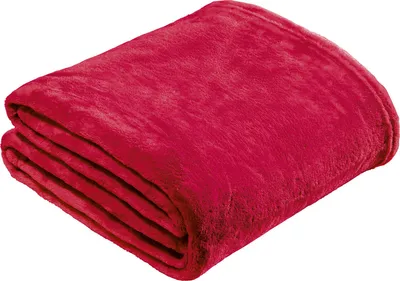 Produktbild von REDBEST Wohndecke Amarillo" rot 130x180 cm"