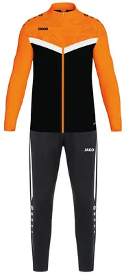Produktbild von JAKO Unisex Polyesteranzug Iconic, Farbe:schwarz/neonorange, Größe:L