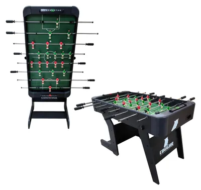 Produktbild von Faltbarer Tischfußballtisch in Schwarz