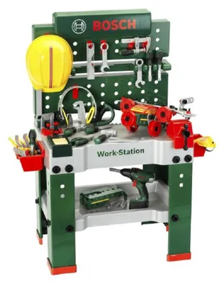 Produktbild von Theo Klein Bosch Werkbank No.1, 150-tlg., Werkzeug, Kinder Spielzeug, Werkstatt, 8425