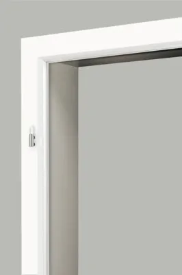 Produktbild von Pertura Aufschraub-Komplettzarge/Blendrahmen CPL weiß (ähnlich RAL 9010) 73,5x198,5 cm Links/Rechts