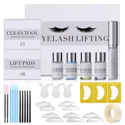 Imagen del producto de Kit para lifting de pestañas, para unas pestañas más naturales y voluminosas, set de inicio, para el cuidado de los ojos