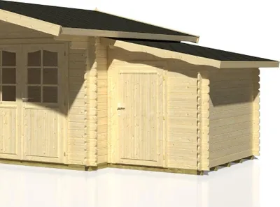 Produktbild von Palmako Anbauschuppen 3,1 m² Pultdach