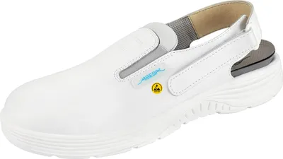 Produktbild von Abeba ESD-Sicherheitsschuhe x-light SB Clog weiß CE ESD SRC