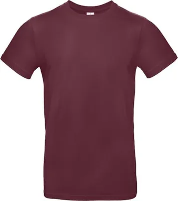 Produktbild von Herren-T-Shirt, Kurzarm - B&C #E190 - burgundy - Größe M