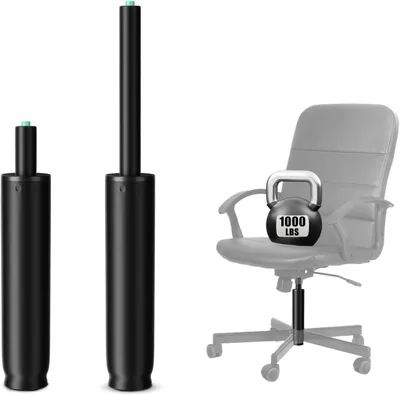 Productafbeelding van Gaslift 270 mm - 390 mm, voor bureaustoel, hoogte verstelbaar, zwart, tot 450 kg, klasse 4