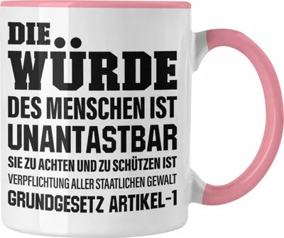 Produktbild von Trendation - Jura Geschenk Tasse mit Spruch für Jurist Juristin Geschenkideen Lustig Examen Staatsexamen (Rosa)