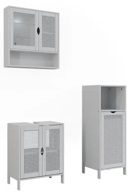Immagine prodotto di Set di mobili da bagno Vicco Liora Bianco 3 parti, Model 59923