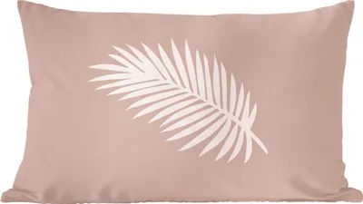 Produktbild von MuchoWow® Zierkissen Sofakissen Wohnzimmer Dekokissen 50x30 cm Sommer - Blatt - Pastell - Wohnzimmerdekoration - Polster mit Photo