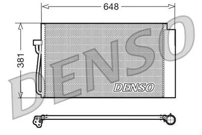 Obrázok produktu pre Denso | Kondenzátor, klimatizačný systém (DCN05017) pre BMW a iné