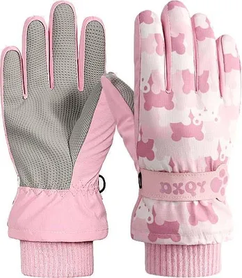 Produktbild von Wasserdichte Winterhandschuhe für Damen, Herren & Kinder - Winddichte & Gefütterte Ski Handschuhe für Outdoor und Wintersport M