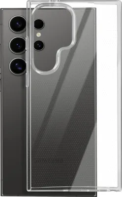 Produktbild von Mayaxess, Schutzhülle aus weichem Silikon für Samsung Galaxy S24 Ultra, Transparent