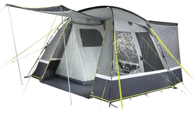 Produktbild von High Peak Trentino 2.0, Camping, Gruppenzelt, Grau, Limette