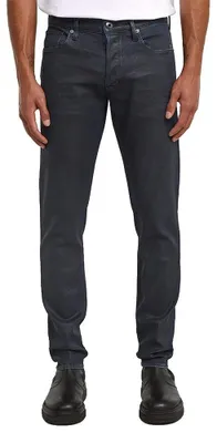 Immagine prodotto di G-STAR Jeans slim fit da uomo, modello 3301, multicolore (effetto "worn" in blu lunare), codice prodotto 51001-D930