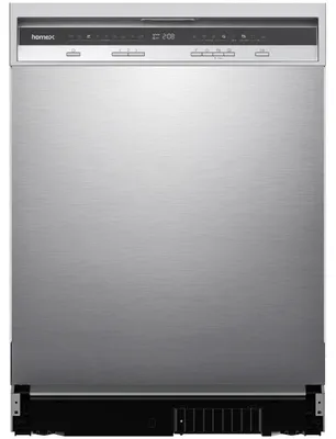 Produktbild von homeX DWBU601442A Geschirrspüler 60 cm Unterbau, Spülmaschine - 14 Maßgedecke, 9 Programme, AquaStop, unterbaufähig