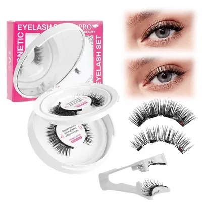 Obrázok produktu pre Magnetické riasy, 2 páry, prírodný vzhľad, bez lepidla, 4 magnetické body, opakovane použiteľné