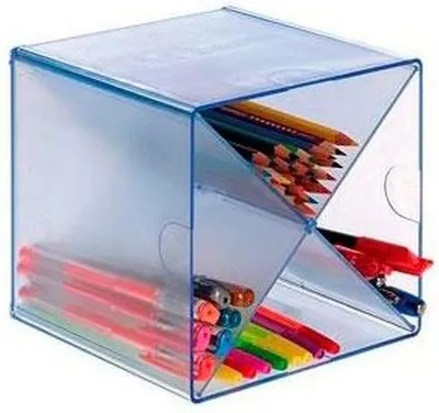 Obrázek produktu pro Organizér na spisy 2000 Polystyren modrý 15 x 15 x 15 cm