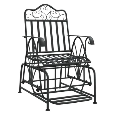 Produktbild von Schaukelstuhl 61 cm Schwarz Stahl