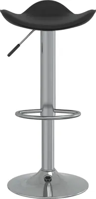 Produktbild von "Winterschlussverkauf "1 Pcs Barhocker - CLORIS - Barstuhl - Optimal Komfort, Schwarz Verchromter Stahl und Kunstleder  - 44 x 44 x (60-81) cm - DEMöbel8563925