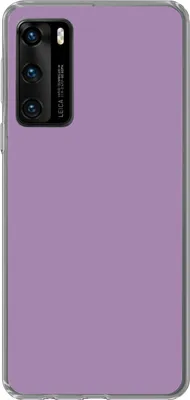 Produktbild von MuchoWow® Handyhülle Schutzhülle Hülle für Telefoonhoesje Huawei P40 Innenbereich - Violett - Farben - Farbe - Einfarbig Silikon Softcase Handy Hülle - Handytasche