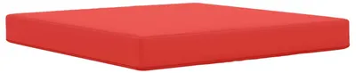 Image de Coussins de sol pour l'extérieur, marque vidaXL, en polyester, couleur rouge, 80 x 80 cm