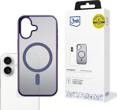 Zdjęcie produktu dla Etui 3MK Frosty MagCase do iPhone 17 fioletowy