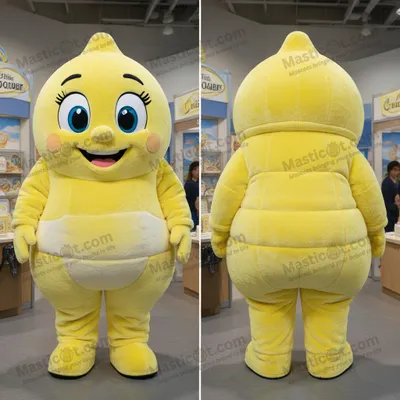 Immagine prodotto di Costume MASTICOT Gonfiabile Zuppa di Cozze e Patate Giallo Limone