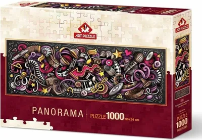 Produktbild von ART PUZZLE Panoramapuzzle Elemente des Rhythmus 1000 Teile