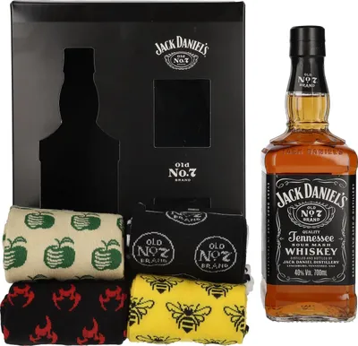 Produktbild von Jack Daniel's Tennessee Whiskey 40% Vol. 0,7l mit Socken