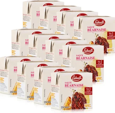 Produktbild von Lukull Sauce Béarnaise 250ml - Ideal zu Fleisch und Fischgerichten (12er Pack)