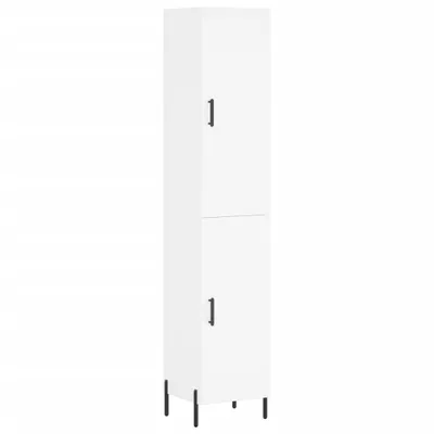 Produktbild von Highboard Weiß 34,5x34x180 cm Holzwerkstoff