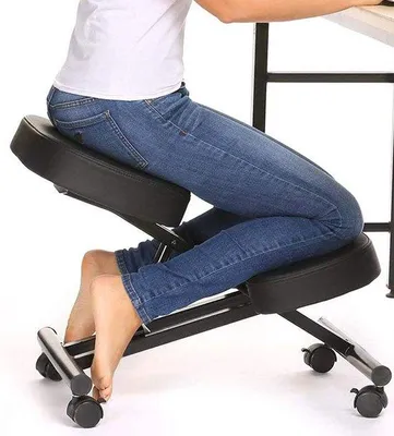 Produktbild von Famanu Kniestoel Ergonomisch - Schwarz