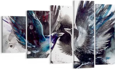 Produktbild von Bild auf Leinwand - Leinwandbild - Vogel Natur Feder - 100x60cm - Wand Bild - Wanddeko - Wandbilder - Leinwanddruck - Bilder - Kunstdruck - Wanddekoration - Leinwand bilder - Wandkunst - EG100x60-3761