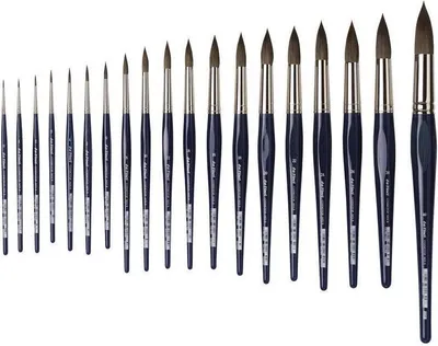 Produktbild von da Vinci Cosmotop-Mix B Aquarellpinsel -  blaulasierte Stiele Gr: 24