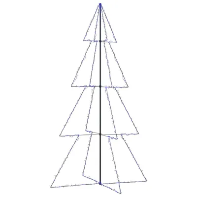 Produktbild von vidaXL Weihnachtsbaum in Kegelform 360 LEDs Indoor Outdoor 143x250 cm