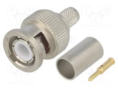 Zdjęcie produktu dla 1 sztuka, złącze J01000A0049, wtyk BNC, proste, 50Ω, męskie