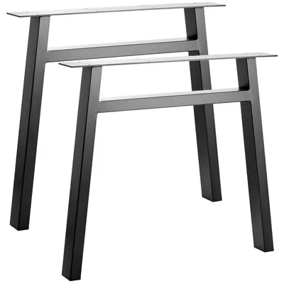 Produktbild von SOTECH Tischgestell H-Form 800 x 720 mm – schwarz matt (2er Set)