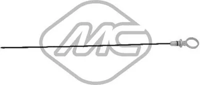 Produktbild von Metalcaucho 04697 Ölmessstab Ölpeilstab Ölstab für OPEL Corsa C Schrägheck (X01) Astra G CC (T98) Astra G Caravan (T98) COMBO Kasten/Kombi COMBO Tour