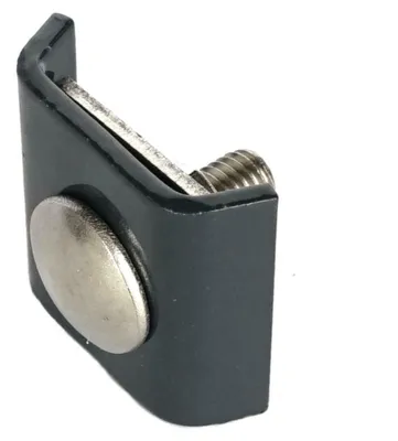 Produktbild von 10x Eckverbinder für Doppelstabmatten Mattenverbinder Zaunverbinder Zaun Klemme Anthrazit (RAL 7016)