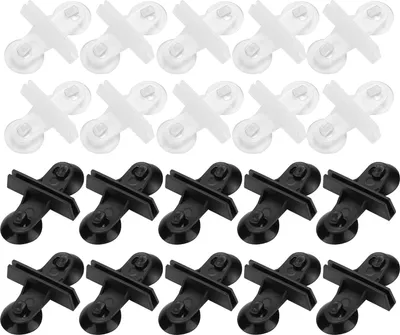 Image de Yctze 20 pcs Rium Pinces pour raccords de couvertures en verre avec ventouses puissantes pour fermetures et agrafes