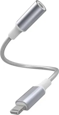 Immagine prodotto di Force Power, adattatore Lightning / jack 3,5 mm rinforzato, bianco