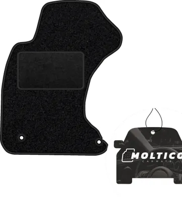 Immagine prodotto di moto-MOLTICO tappetino conducente auto velours lato conducente tappetini auto nero tappetino conducente 1 pezzo adatto per Audi A6 C5 S6 1997-2004