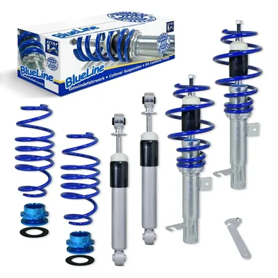 Produktbild von JOM BlueLine Gewindefahrwerk Stoßdämpfer mit Federn für FORD Fiesta Mk5 Schrägheck (JH1, JD1, JH3, JD3)
