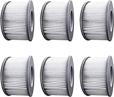 Produktbild von 6 x Whirlpool-Filter für MSpa, aufblasbare Pools, Kartuschenfilter, verbesserte Version, geeignet für MSpa und alle aktuellen Whirlpools