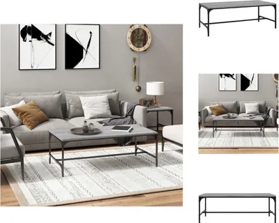 Obrázok produktu pre vidaXL Konferenčný stolík sivý Sonoma 100x50x35 cm materiál na báze dreva - Konferenčné stolíky